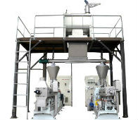 膨化機一拖二生產線 膨化機一拖二生產線